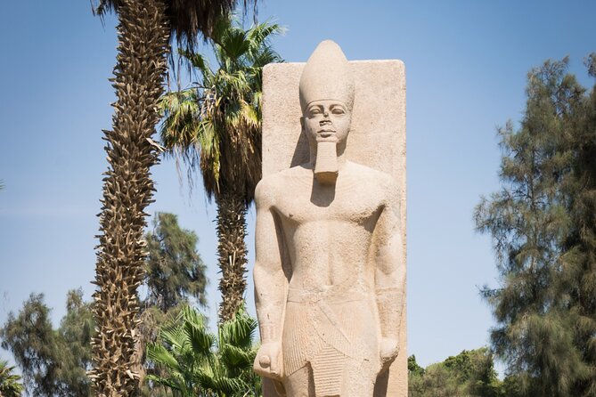 Private Day Tour Giza Pyramids,Sphinx,Saqqara and Memphis - Memphis and the colossal statue of Ramesses II