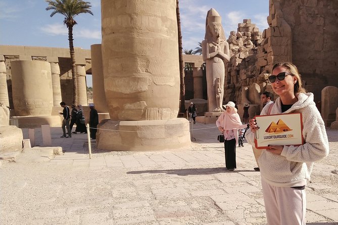 Private Full-Day Luxor Tour to East and West Banks - Luxor Temple, a city monument after dark in spirit
