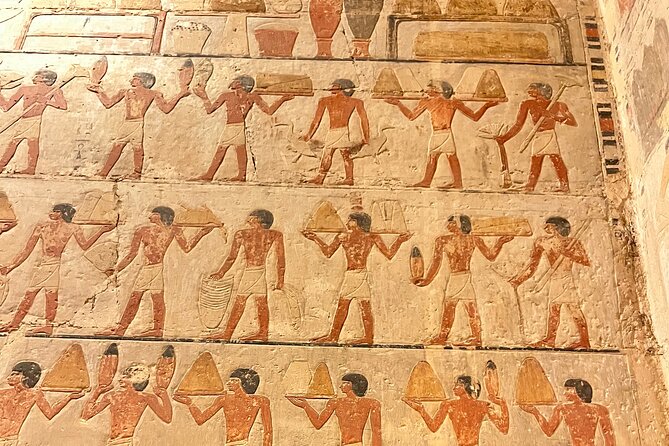 Private full day tour Sakkara , Memphis museum ,Dahshur pyramids - The guide, photographs, and sales stops