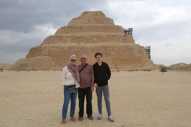 Private full day tour to Giza Pyramids, Sphinx, Sakkara and Dahshour with guided - Saqqara and the six-tier Step Pyramid