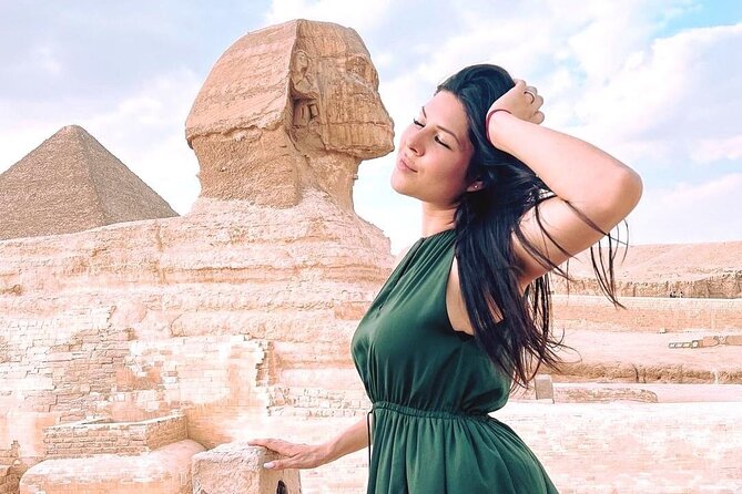 private Giza Pyramids,Sphinx and the New Grand Egyptian Museum - The Great Sphinx and Valley Temple