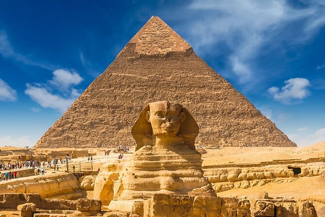 Private Giza Pyramids & Sphinx Day Tour with Lunch from Cairo - The Great Sphinx and its valley temple