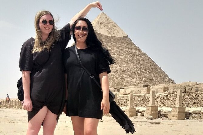 Private Giza Pyramids Sphinx Memphis Saqqara Lunch and Camel - Giza begins with the pyramids
