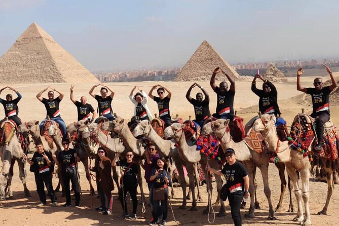 Private Half Day Pyramids Giza, Sphinx with Lunch and shopping - The three pyramids, from Cheops to Mecerinous