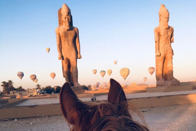 Private Horse Riding Tour in Luxor West Bank - Sunset, desert tracks, and ancient monuments