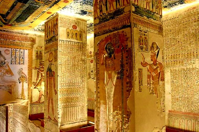 Private King Tut's Tomb, Valley of the Kings & Queens, Hatshepsut - The colorful chamber of Ramses IV