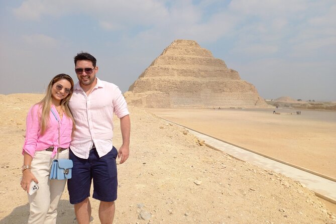 Private Tour Giza Pyramids Sphinx Sakkara and Dahshur - Key points at a glance