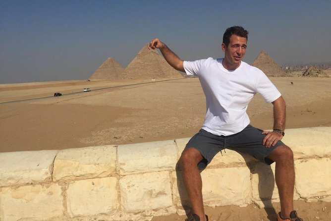 Private Tour to Giza Pyramids Sphinx with Camel Riding - Moving up to the best pyramid views