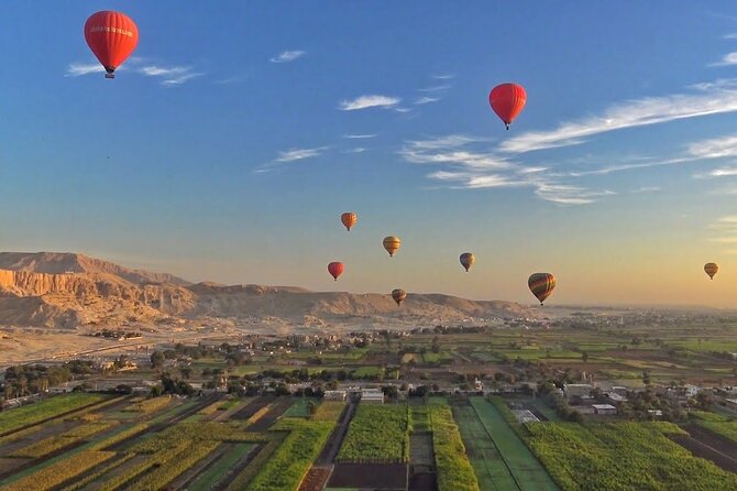 Private Tour to Luxor West and East Banks with Hot Air Balloon,Felucca and lunch - A sunrise start over Luxor