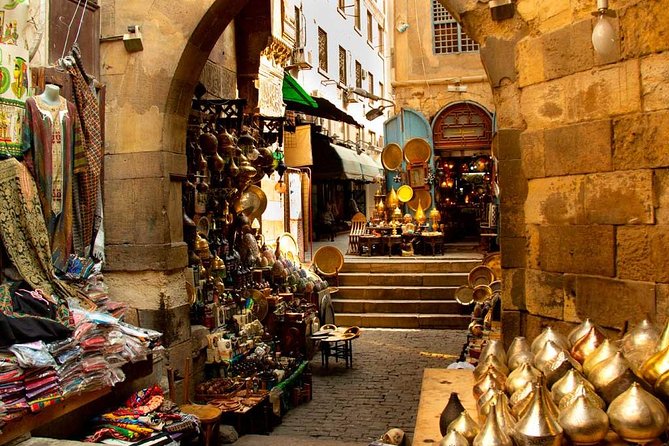 Pyramids of Giza Egyptian Museum Sphinx and Khan El Khalili Bazaar - The private format and physical demands