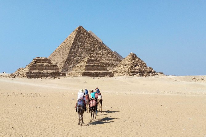 Pyramids of Giza, the Sphinx, the Egyptian Museum. - Khan el-Khalili adds a modern Cairo note