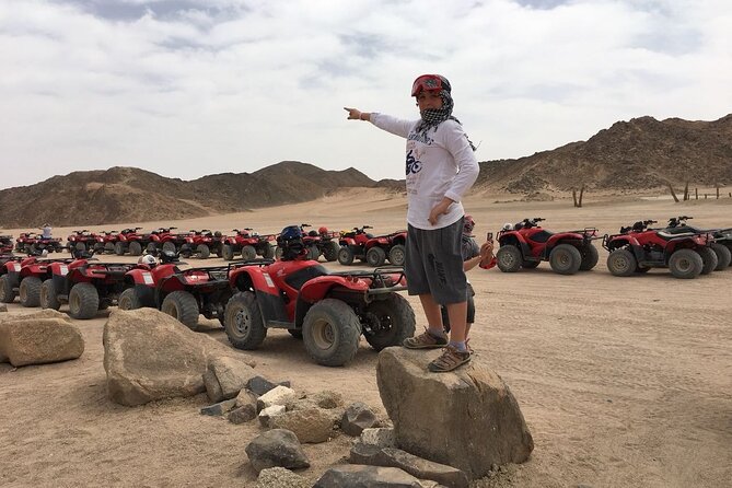 Quad 3 hours VIP safari adventure Hurghada - The 25-kilometer ride across open sand