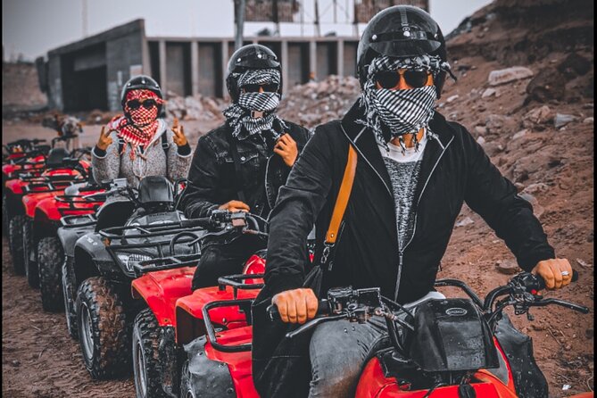 Quad Bike ATV Tours in Desert of Giza Pyramids with Egyptian Tea - Reaching the desert near the pyramids