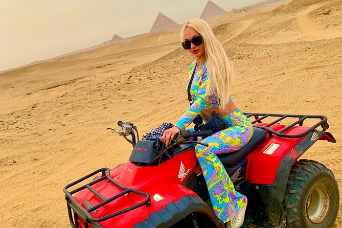 Quad Bike ATV Tours in Desert of Giza Pyramids with Egyptian Tea - The desert café drink stop