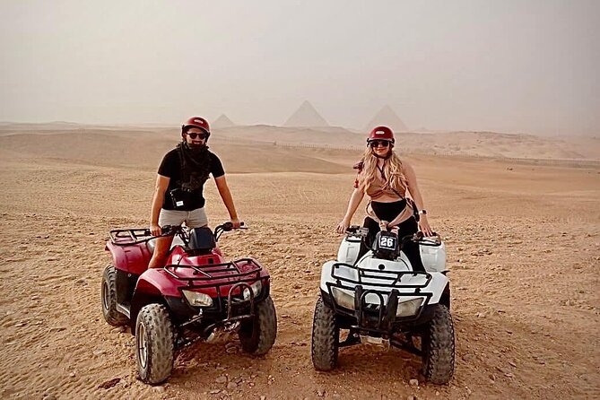 Quad Bike , Lunch and Camel Ride Private Tours from Cairo Giza Hotel - A camel ride with pyramid views