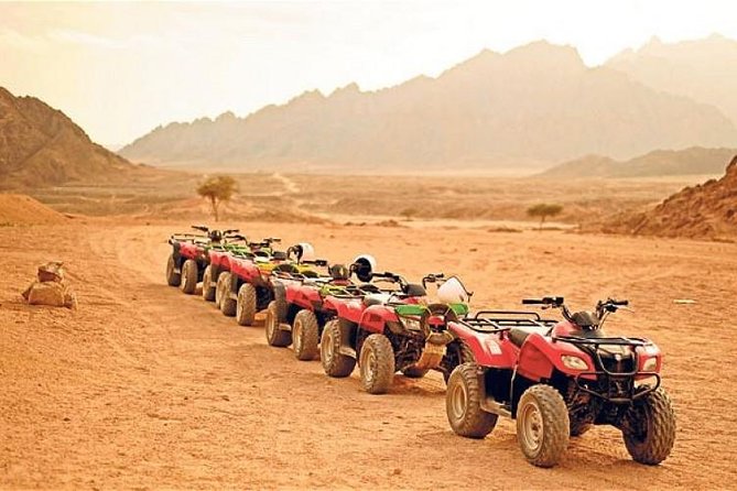 Quad bike ride in the pyramids of Giza - The pyramid viewpoint is the payoff