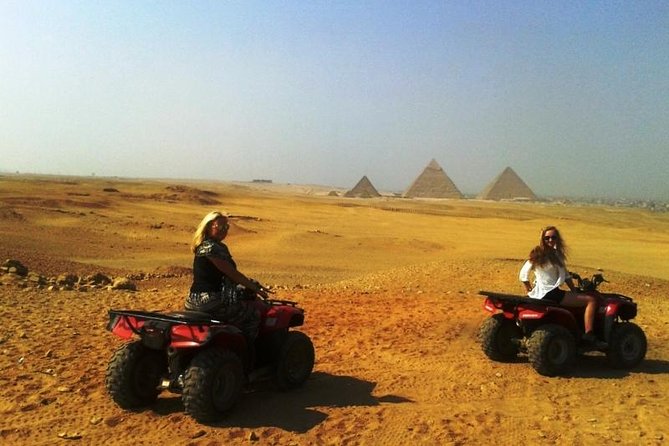 Quad bike ride in the pyramids of Giza - What happens from hotel pickup to the first engine start