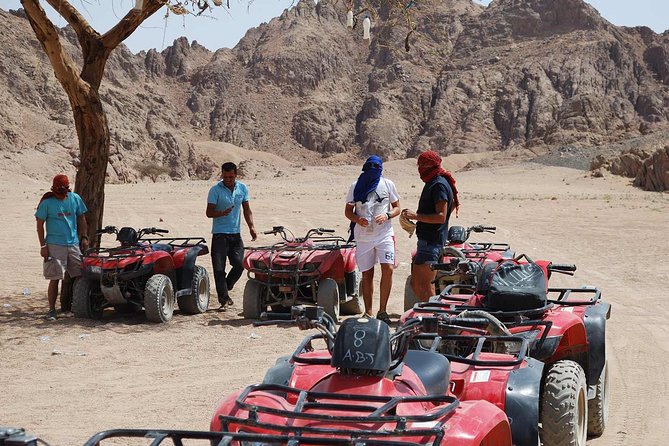 Quad bike Safari In Sharm El Sheikh - Getting started on the quad bikes