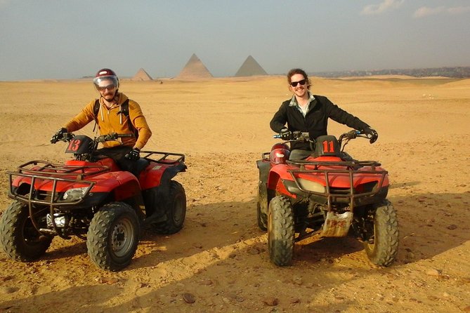 Quad Bike Trip At Desert of Giza Pyramids - The pyramid viewpoint is the main event