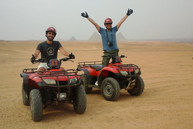 Quad Bike Trip At Desert of Giza Pyramids - Picking the best time of day