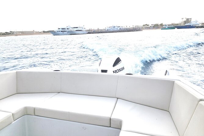 Red Sea: Orange Island Speedboat Full Day Tour with Lunch - Four hours around Orange Bay