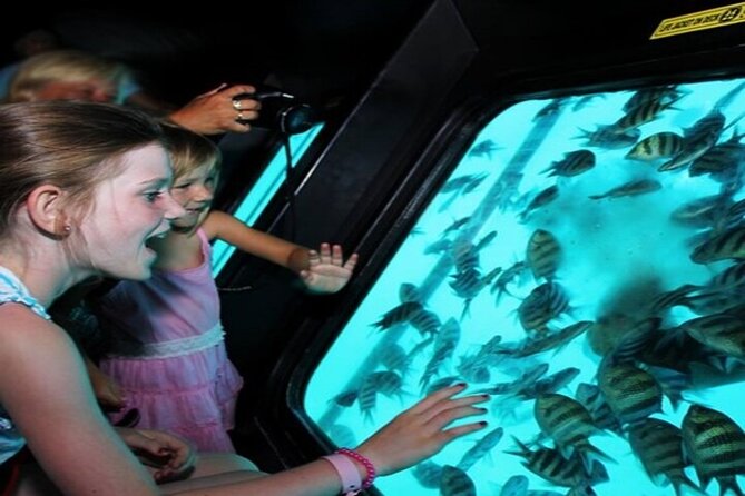 Sea Scope Cruise with Snorkeling Adventure in Hurghada - Inside the three-meter underwater viewing cabin