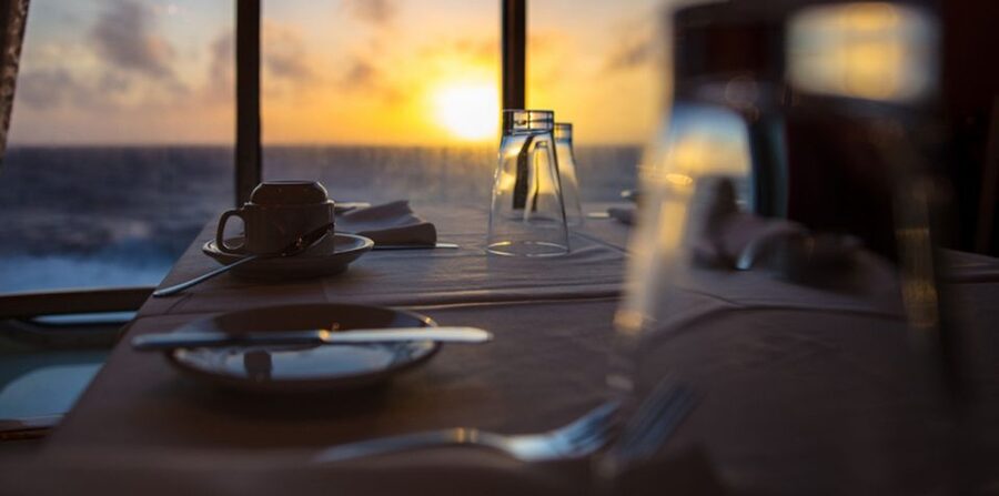 Sharm El Sheikh: Dinner Cruise W/ Optional Private Transfer - Sunset views and the illuminated coastline