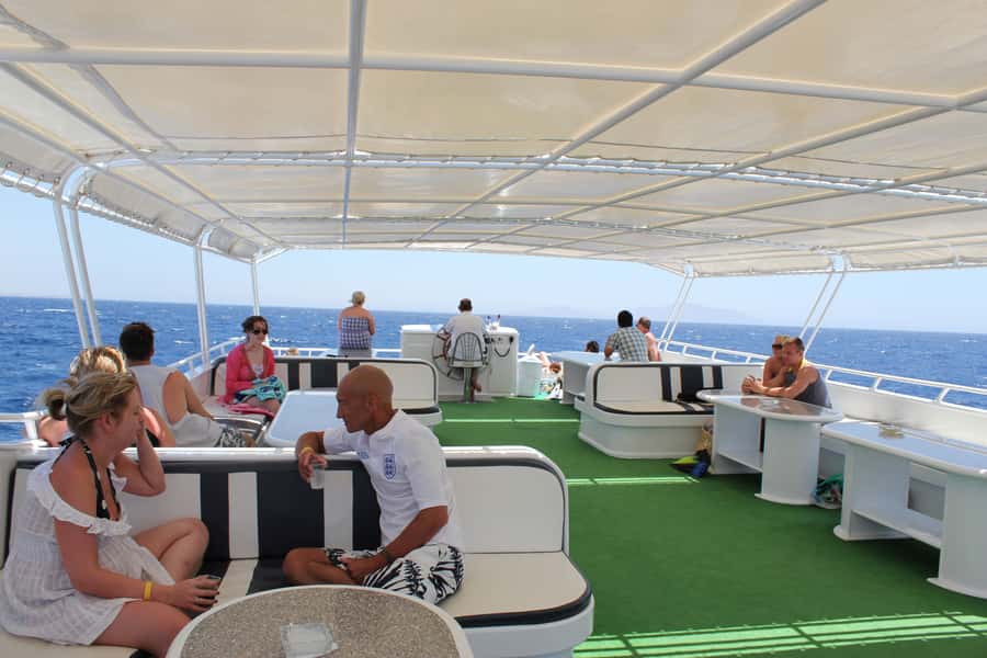 Sharm El-Sheikh: Luxury Ras Mohammed & White Island Cruise - Two snorkeling stops at Ras Mohammed’s best reef areas