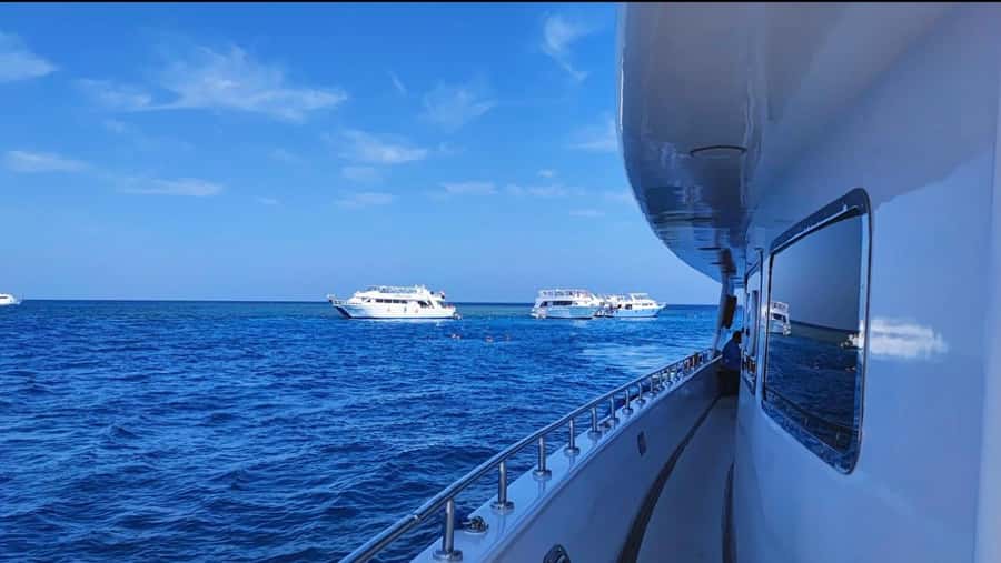 Sharm El-Sheikh: Luxury Ras Mohammed & White Island Cruise - White Island and the changing Red Sea tide