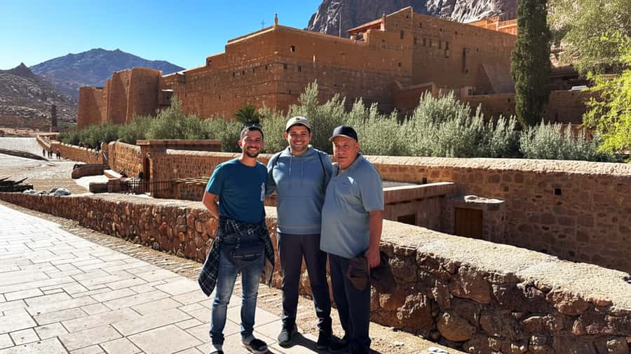Sharm El Sheikh: Mount Sinai & St. Catherine's Monastery - St. Catherines Monastery after the climb