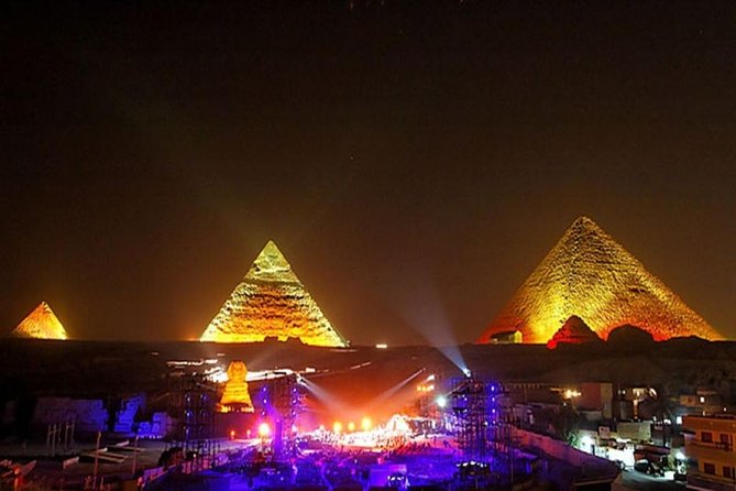 Sound and Light Show at Giza Pyramids - Pickup from Cairo and the ride to Giza
