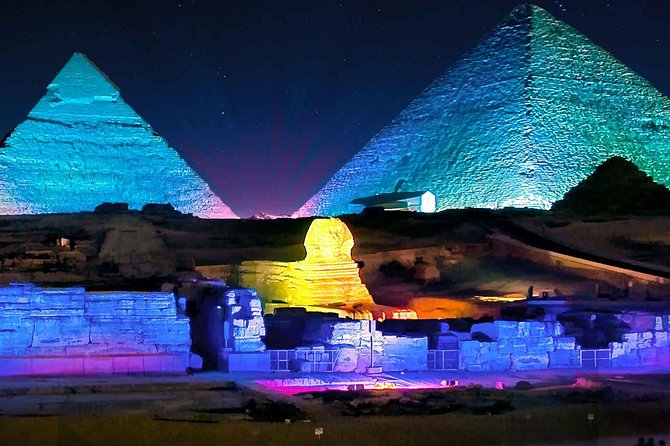 Sound and Light Show at Giza Pyramids - Early arrival gives you the best photo window