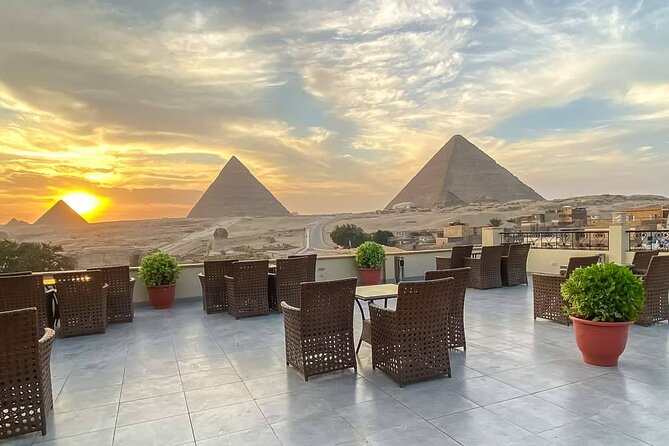 Sound and light show with Dinner with Pyramids view Roof Top Restaurant - Why the private format helps