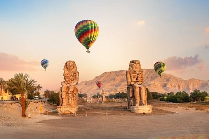 Sunrise VIP Hot Air Balloon Ride in Luxor - What you can see from the basket