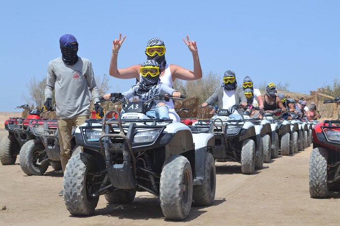 Super Safari ATV, Drive Buggy Car, Camel Ride, Bedouin Dinner, Show-Hurghada - Safari garage station and safety briefing