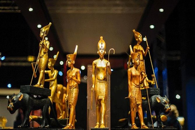 The Giza Pyramids & The museum of Egyptian civilization - Cairo’s museum collections and Tutankhamun treasures