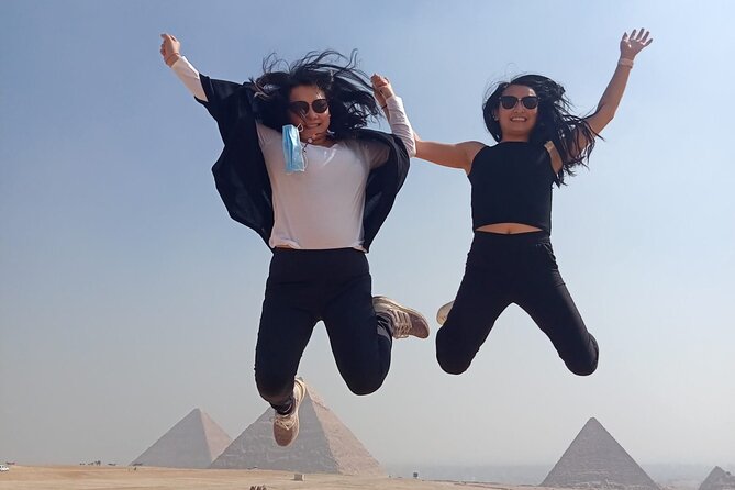 Thrilling Half-Day: Discover Pyramids, Sphinx, Camel Ride& Lunch! - Menkaure’s smaller pyramid with granite blocks