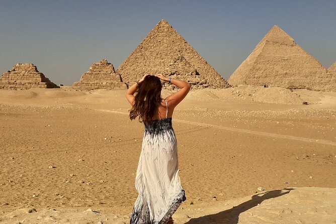 Top Private All Inc-Pyramids,Camel,Quad Bike,Inside Pyramid&Lunch - Khafre and Menkaure from the Giza Plateau
