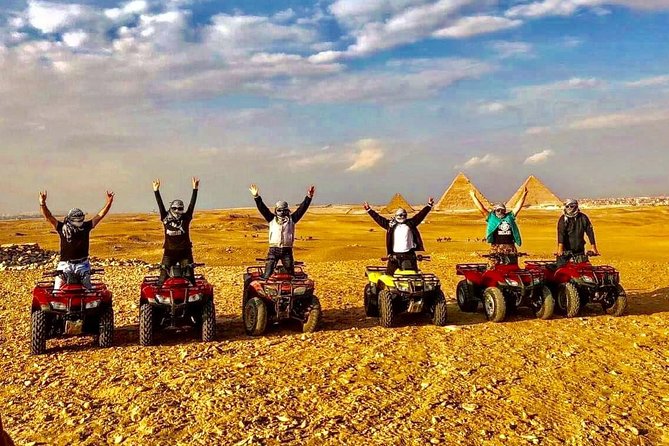 Top rated ATV quad bike at the Desert of Giza Pyramids - Practical details that can make the outing better