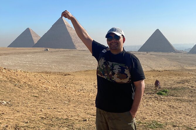 Top Rated Giza Pyramids,Sphinx,Camel ride,lunch & inside pyramids - The camel ride and the best photo stop