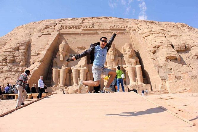 Tour to Abu Simbel Temple with a small group and a Professional tour guide - Approaching the Abu Simbel Temple Complex