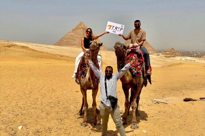 Tour to the Great Pyramids City, Panoramic View, Sphinx and Camel - The Great Pyramid of Khufu: the main event