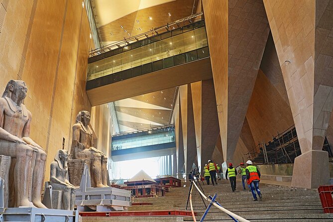 Unique Tour to The Grand Egyptian Museum and 12 main galleries - Senusret I, Ptolemaic rulers, and Victory Columns