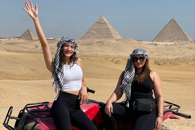 VIP Giza Pyramids,Sphinx,ATV bike,CamelRide,Shopping&DinnerCruise - Key points before you book