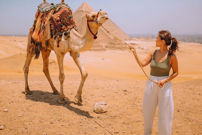 VIP Giza Pyramids,Sphinx,ATV bike,CamelRide,Shopping&DinnerCruise - Seeing the Giza Pyramids with a private guide