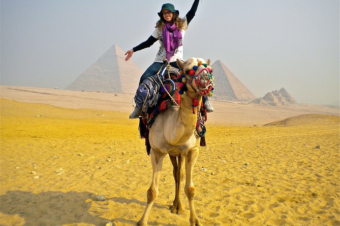 VIP Private Tour Giza Pyramids Sphinx ,Camel,Inside Pyramid - Going inside the second or third pyramid