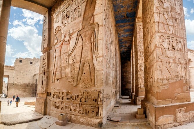 West Bank Tombs and Temples - Hatshepsut’s temple below the cliffs